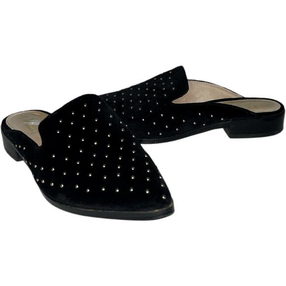 Shellys London Black Mule Studded Fantasia Slip on's Pointed Toe women's 6 | 36 - Picture 1 of 16